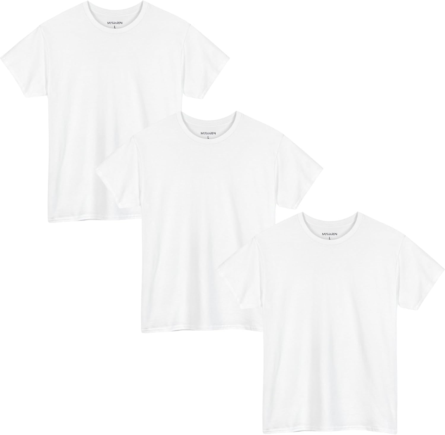 100% Pure Cotton T-Shirt (3-Pack) – Unisex Classic Crew Neck Tee for Men & Women | Breathable, Soft & Comfortable | Casual, Activewear & Daily Wear