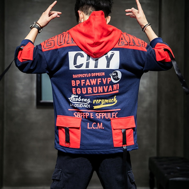 Hip Hop Hoodies Men New Autumn Fashion Skateboards Casual Sweatshirt Male Japanese Harajuku Streetwear Men Hoodie